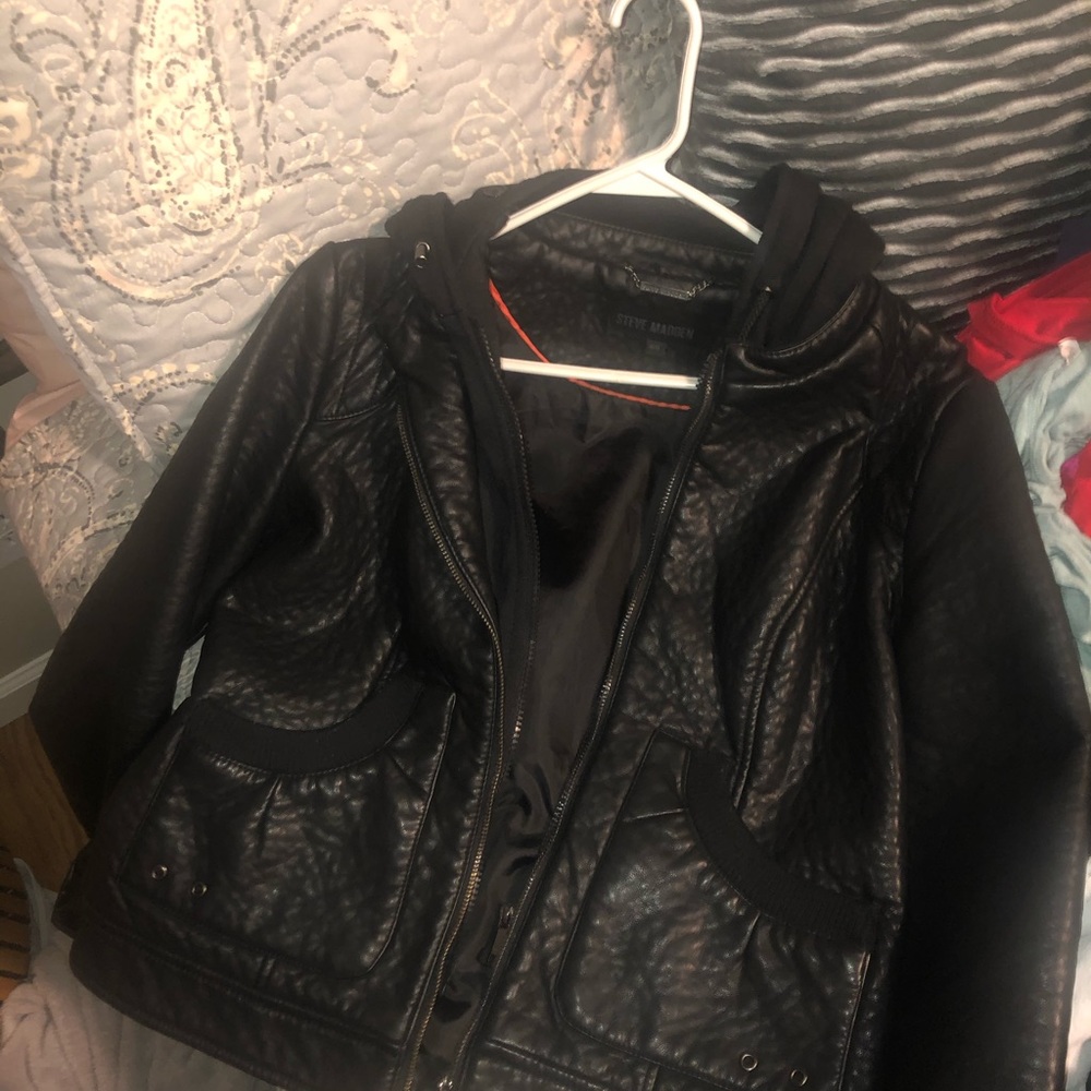 Steve Madden Leather Jacket - Picture 3 of 4